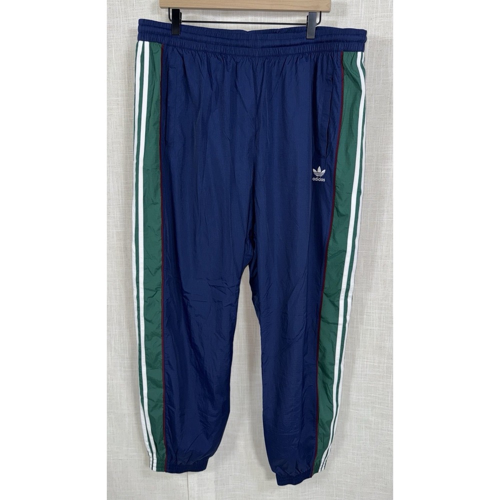Adidas Men's 2XL XXL Originals Retro Woven Track Pants Trefoil Lined Joggers